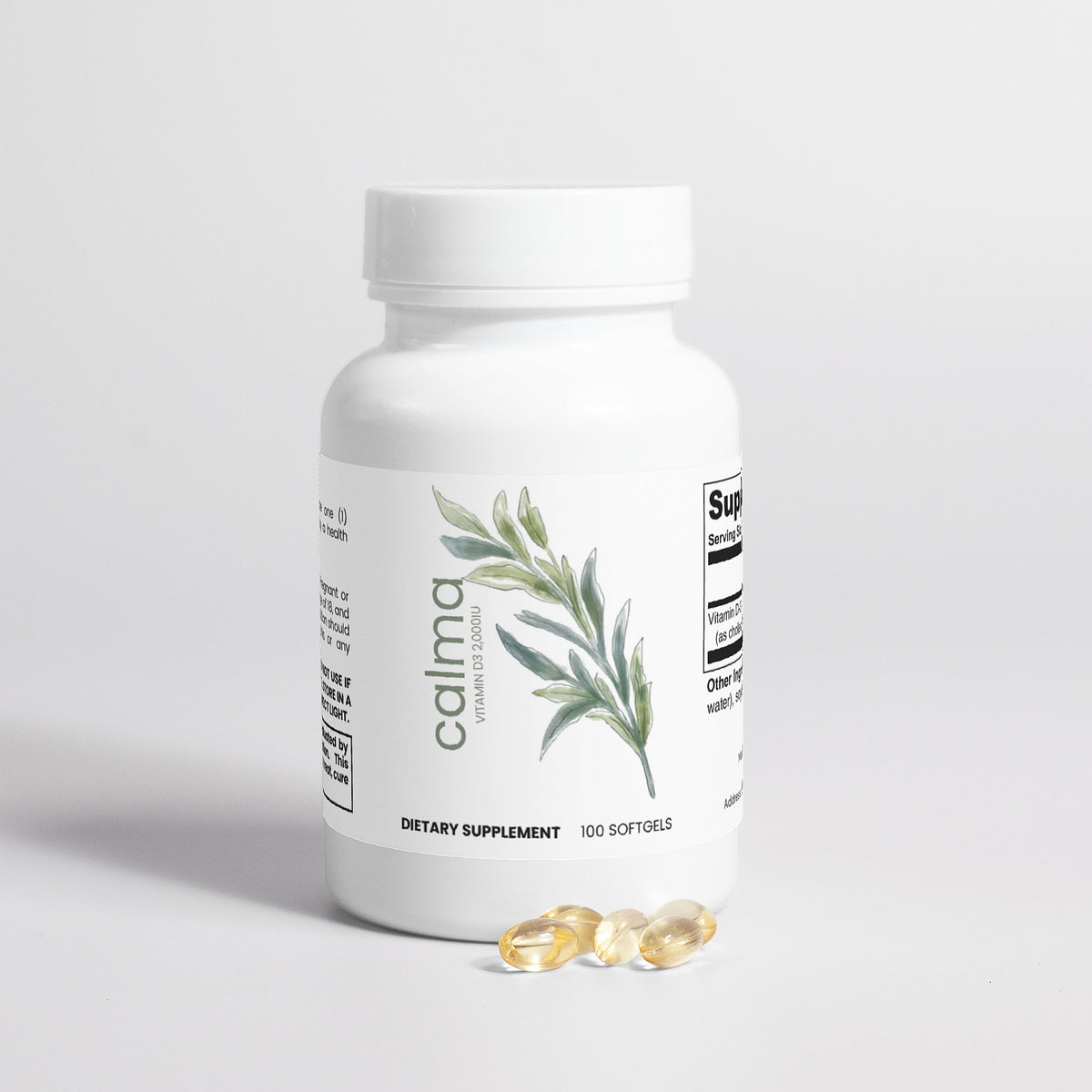 Calma Vitamin D3 2,000 IU