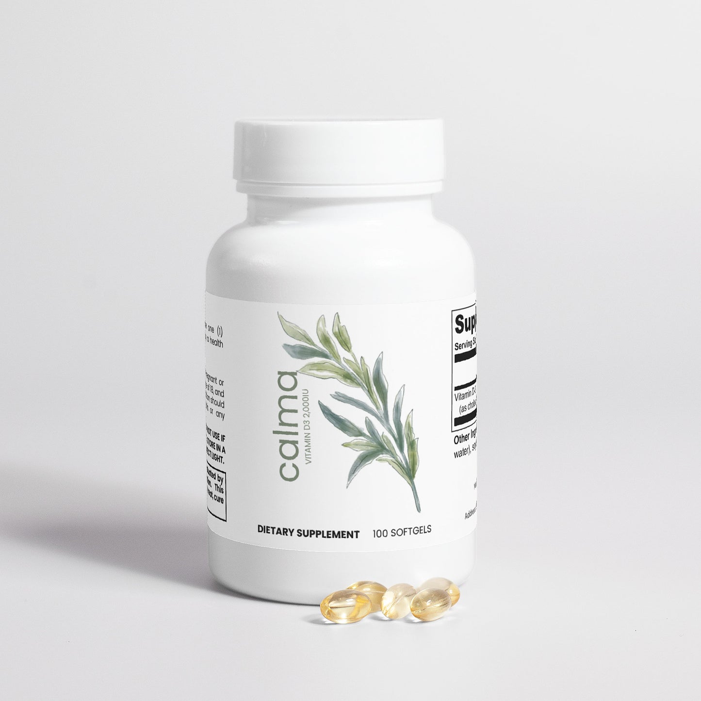 Calma Vitamin D3 2,000 IU