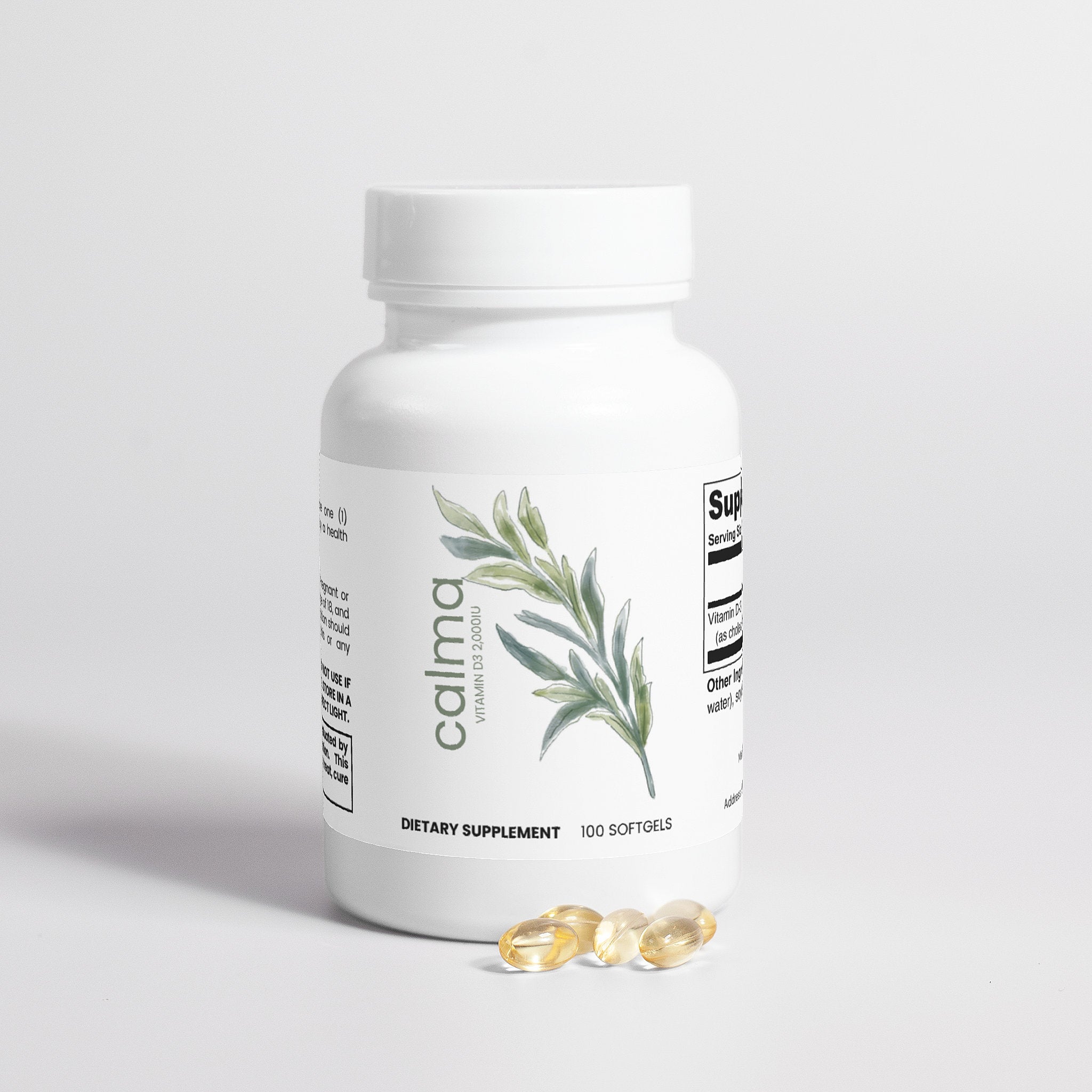 Calma Vitamin D3 2,000 IU
