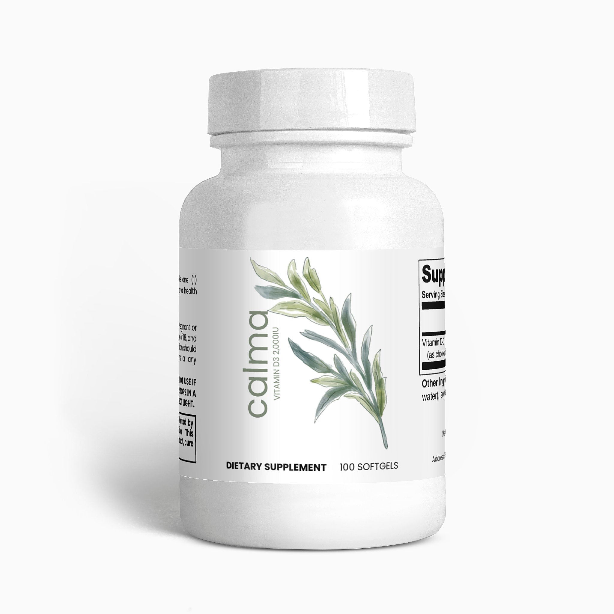 Calma Vitamin D3 2,000 IU